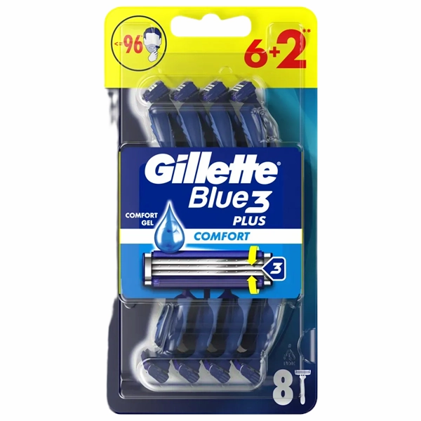 APARAT RAS GILLETTE BLUE 3 PLUS COMFORT 8BUCSET 6H
