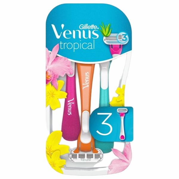 GILLETTE VENUS TROPICAL FEMEI 3 BUC SET