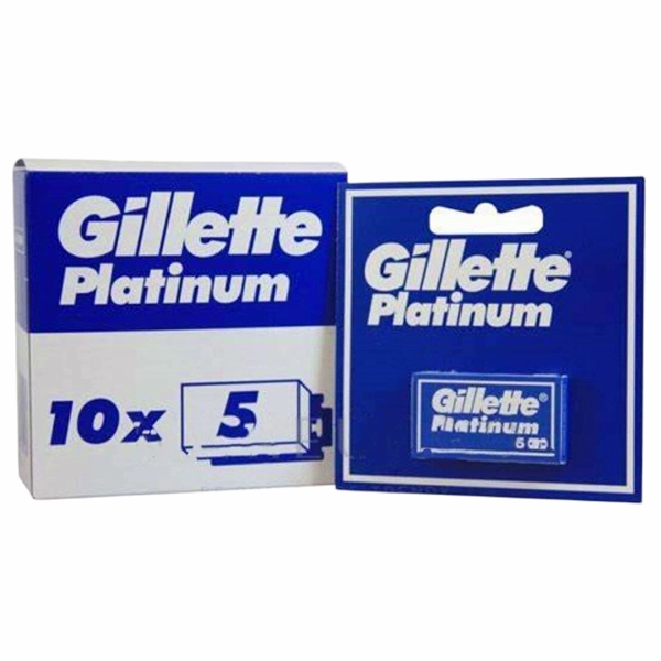 LAME GILLETTE RAS PLATINUM 50BUCSET 40SETBAX