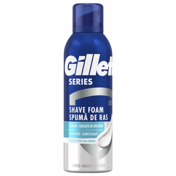 SPUMA RAS GILLETTE SERIES COOLING EUCALYPTUS 200 ML