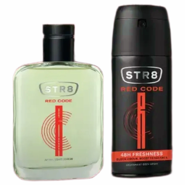 AFTER SHAVE STR8 RED CODE SET DEO 100 ML 150 ML