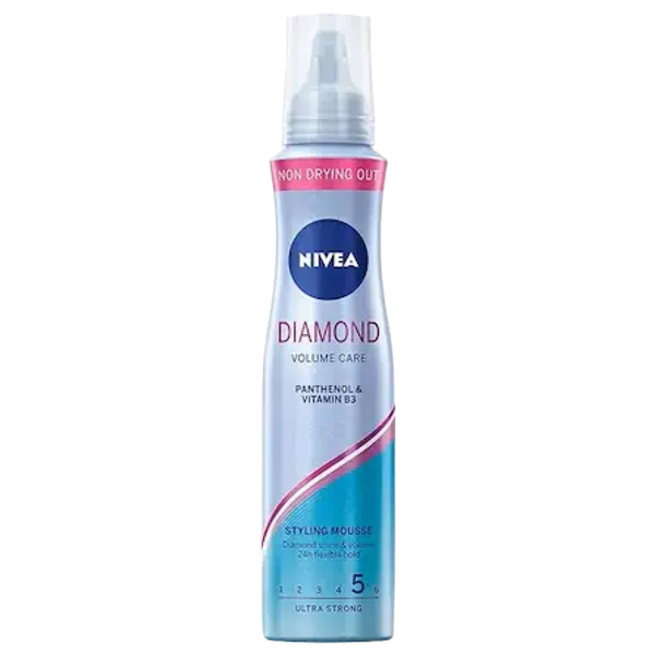 SPUMA PAR NIVEA DIAMOND VOLUME CARE ULTRA STRONG NR5 12BAX 150 ML