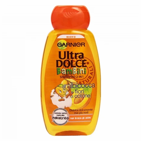SAMPON GARNIER ULTRA DOLCE BAMBINI ALBICOCCA E FIORI DI COTONE 177 250 ML