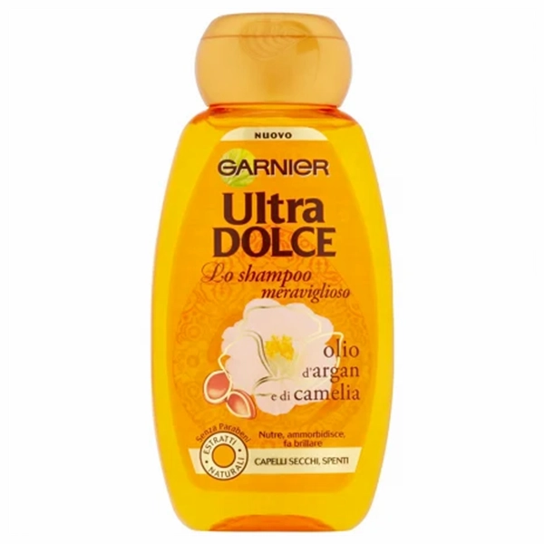 SAMPON GARNIER ULTRA DOLCE OLIO D ARGAN E CAMELIA 250 ML
