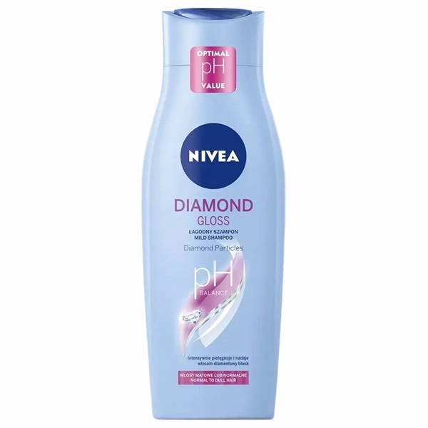 SAMPON PAR NIVEA DIAMOND GLOSS 12BAX 400 ML