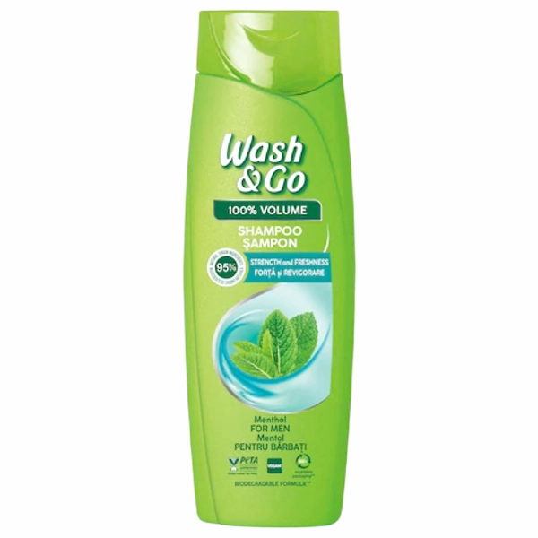 SAMPON PAR WASH GO MEN MENTHOL 6BAX 360 ML
