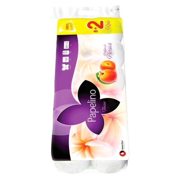 HARTIE IGIENICA ALBA PAPELINO FINESSE 3 STRATURI 10 ROLE PIERSICA