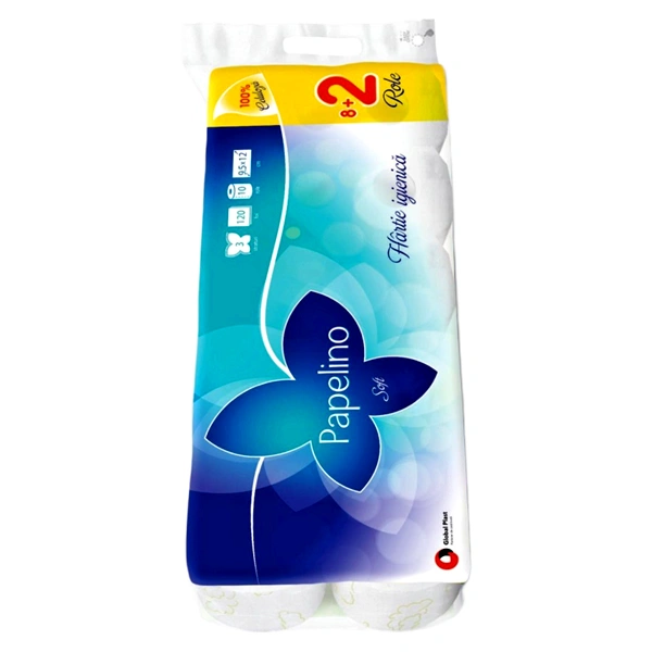 HARTIE IGIENICA ALBA PAPELINO SOFT 2 STRATURI 10 ROLE
