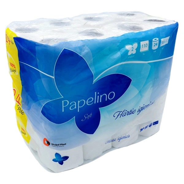 HARTIE IGIENICA PAPELINO 2 STRATURI 24 ROLE