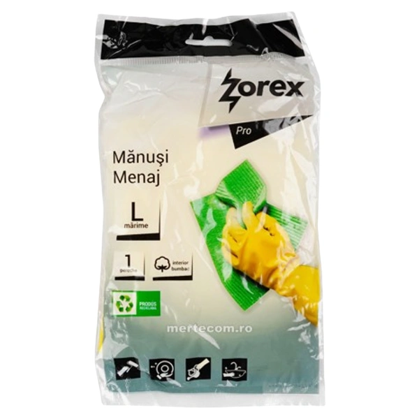 MANUSI MENAJ GALBENE MARIMEA L ZOREX PRO
