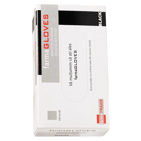 MANUSI NITRIL NEGRE 100 BUC CUT