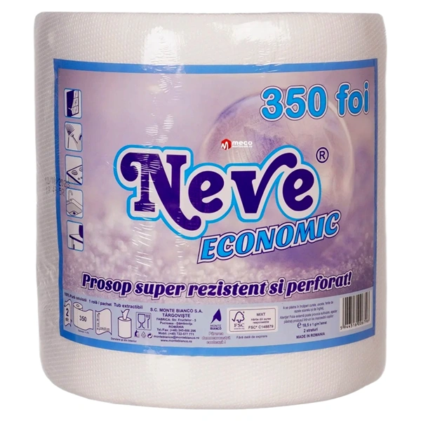 PROSOP RULOU CELULOZA 2 STRATURI 350 FOI NEVE