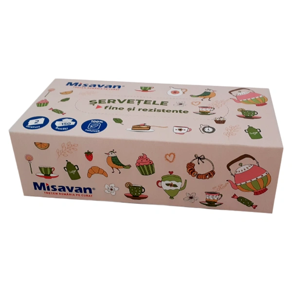 SERVETELE CUTIE MISAVAN TEA 2STR 150BUC 21 BUC BAX