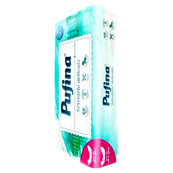 SERVETELE FACIALE TRAVEL PACK PUFINA 3STR 60BUCSEW