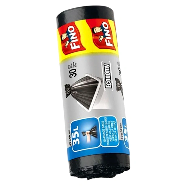 SACI MENAJ FINO NEGRII GULER 35 LITRI