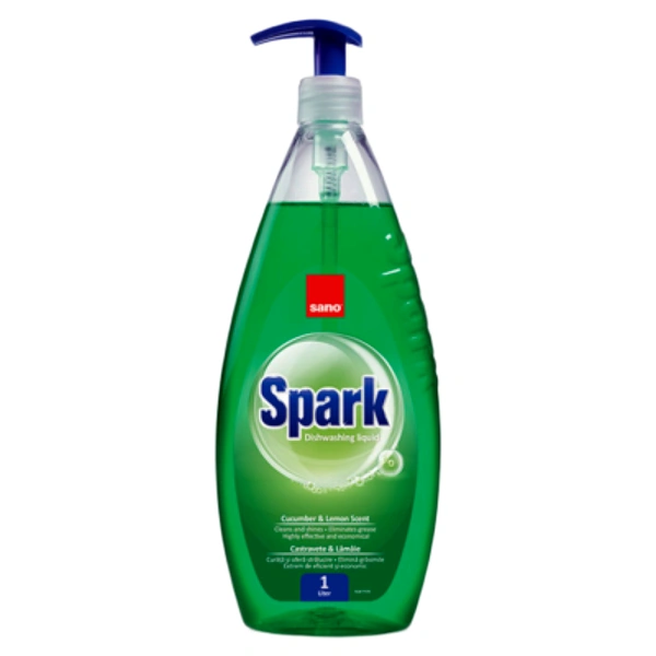 DETERGENT VASE CASTRAVETELAMAIE 12BAX SANO SPARK 1 LITRU