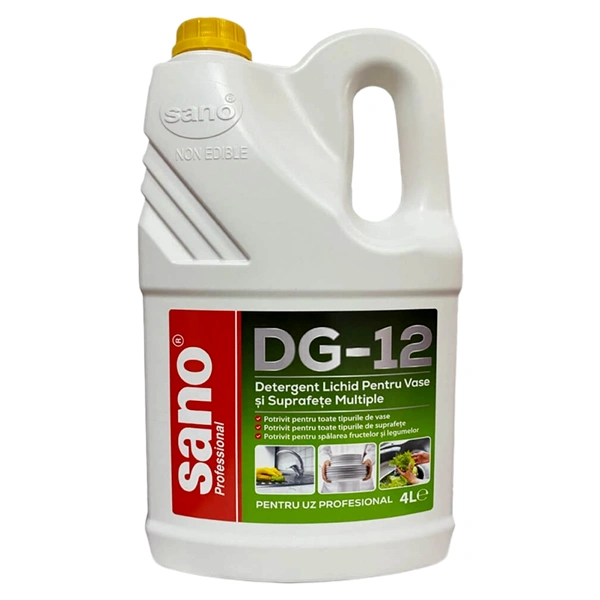 DETERGENT VASE PROFESIONAL DG12 6BAX SANO 4 LITRI