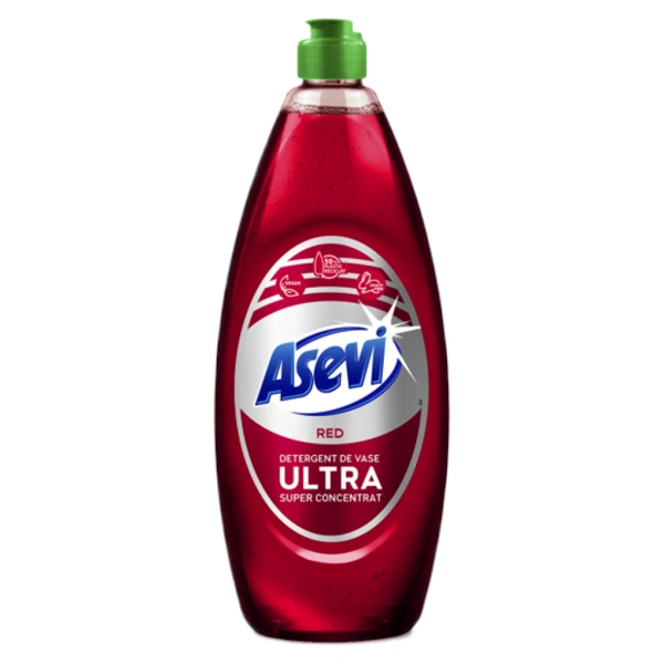 DETERGENT VASE ULTRA CONCENTRAT RED 12BAX ASEVI 650 ML