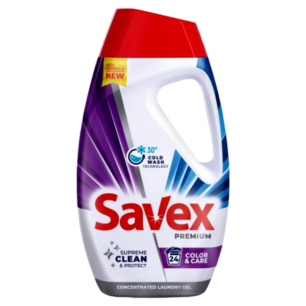 DETERGENT RUFE LICHID COLORCARE 6BAX SAVEX 1,8 LITRI