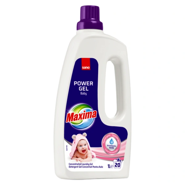 DETERGENT RUFE POWER GEL BABY 12BAX SANO MAXIMA 1 LITRU