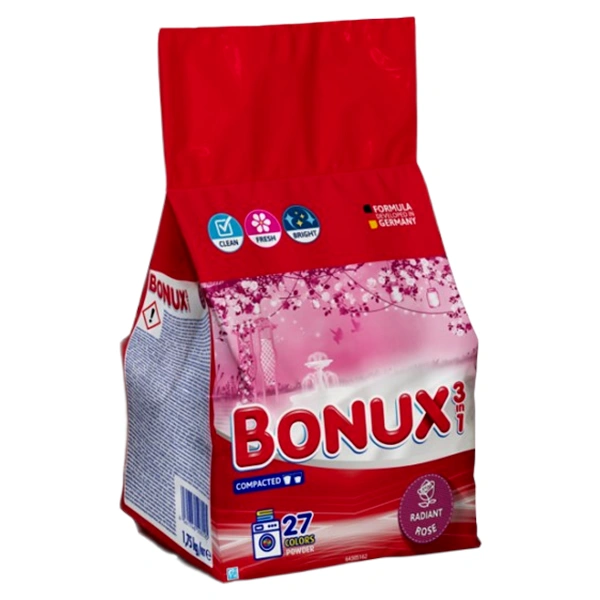 DETERGENT AUTOMAT RUFE RADIANT ROSE 1 6BUC BAX BONUX 7,5 KG