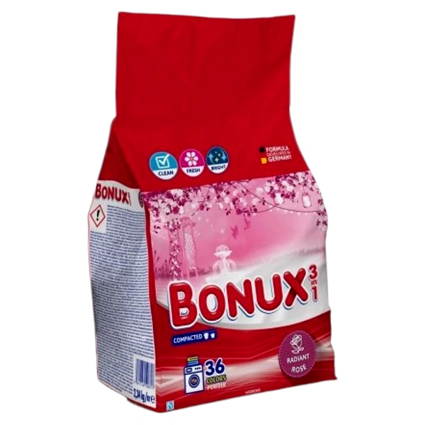 DETERGENT AUTOMAT RUFE RADIANT ROSE 2 5BUC BAX BONUX 3,4 KG