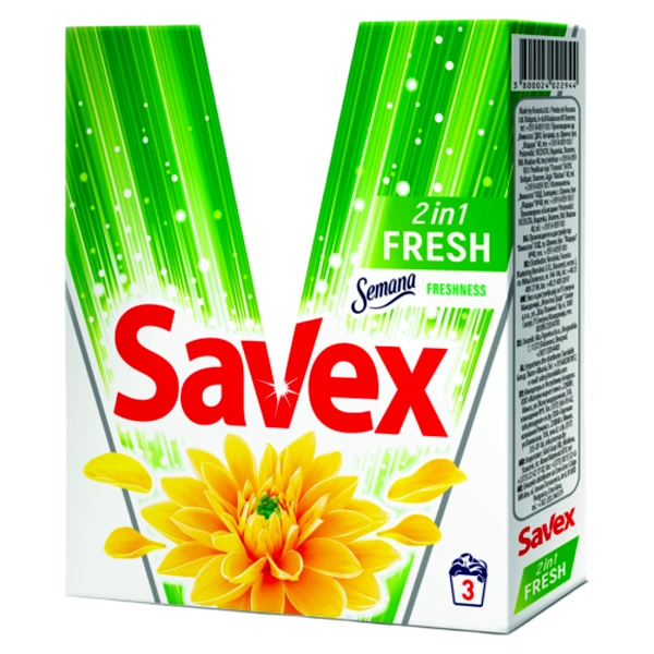 DETERGENT RUFE AUTOMAT 2IN1 FRESH 22BAX SAVEX 300 GR