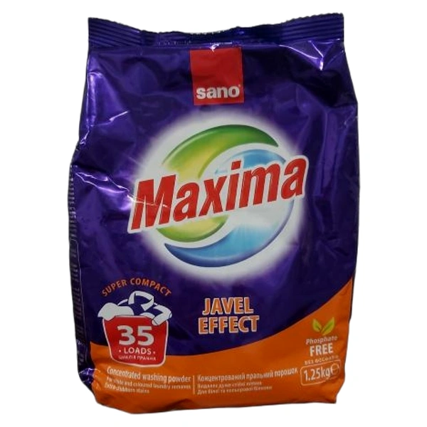 DETERGENT RUFE PUDRA JAVEL 12BAX SANO MAXIMA 125 KG