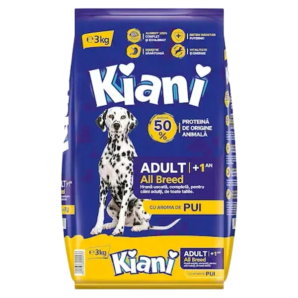 HRANA DE CAINI PUI SAC KIANI 3 KG