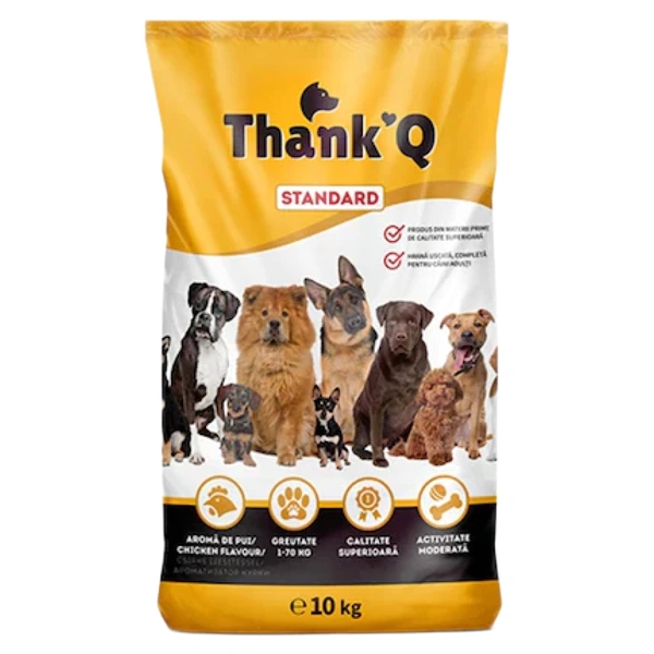 HRANA DE CAINI PUI SAC THANK Q STANDARD 10 KG
