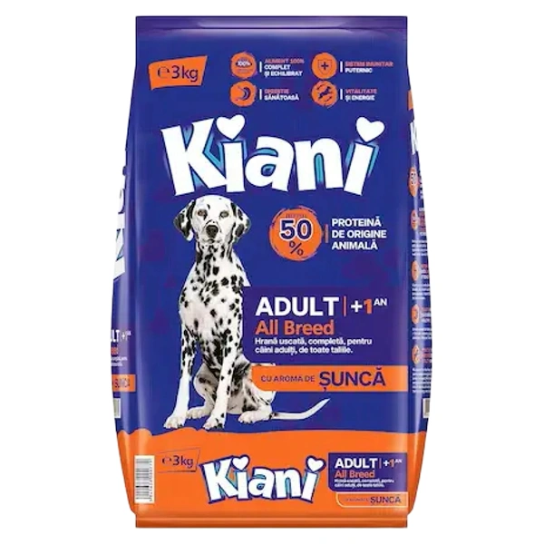 HRANA DE CAINI SUNCA SAC KIANI 3 KG