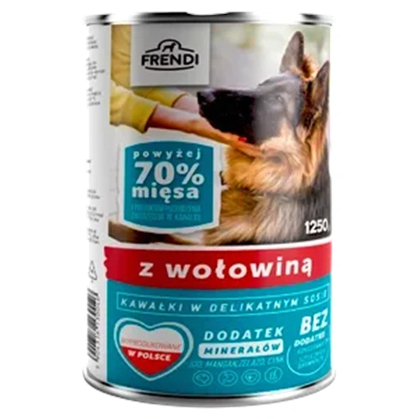 HRANA FRENDI BUCATI IN SOS DELICAT CU CARNE DE VITA 1250 GR