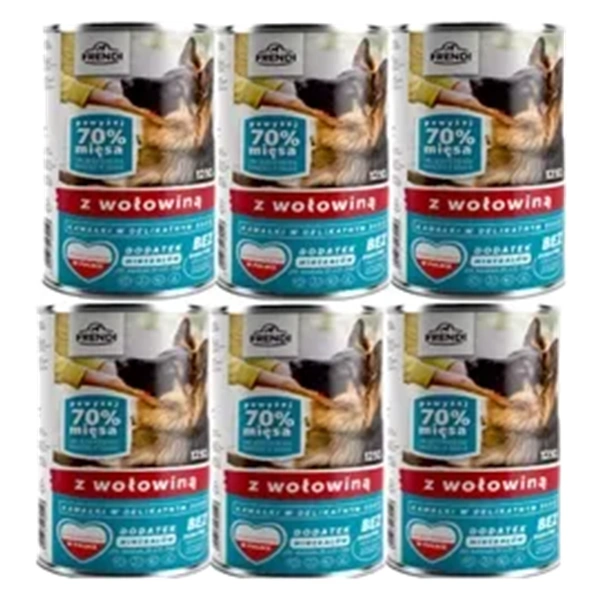 HRANA FRENDI BUCATI IN SOS DELICAT CU CARNE DE VITA 6X1250 GR