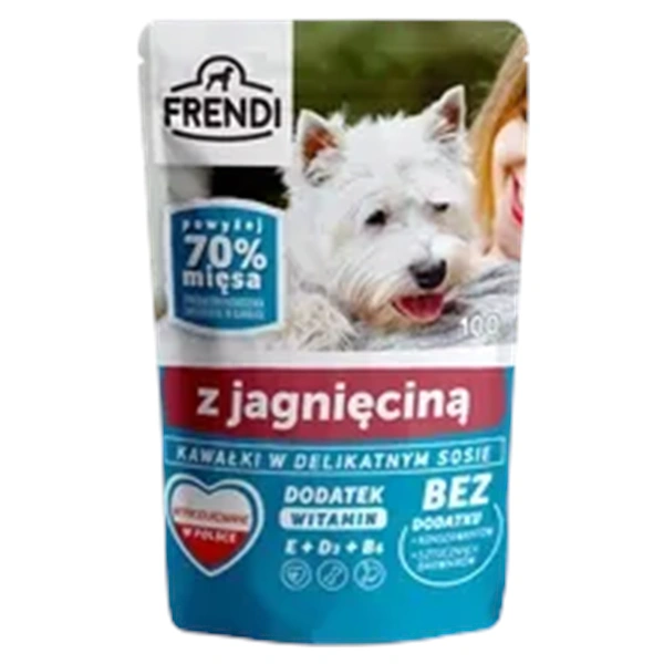 HRANA FRENDI BUCATI INTR UN SOS DELICAT CU CARNE DE MIEL 100 GR