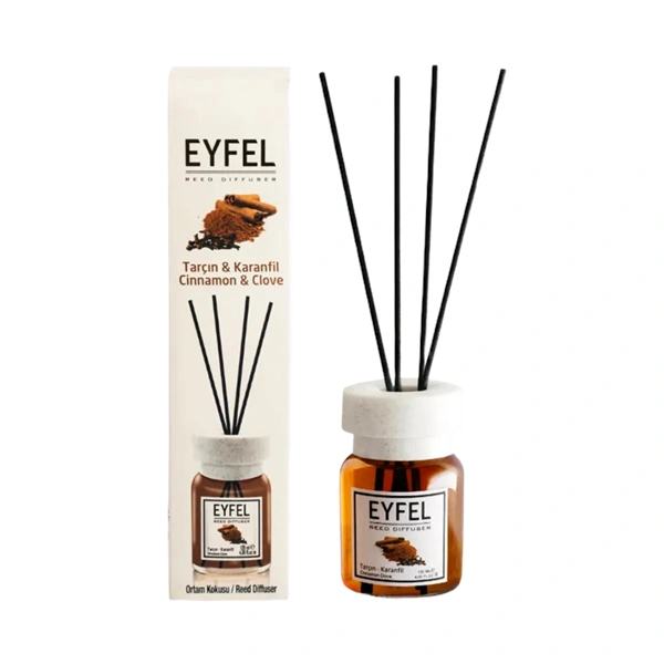 ODORIZANT DE CAMERA CU BETE CINNAMON CLOVE SCORTISOARA SI CUISOARE EYFEL 120 ML