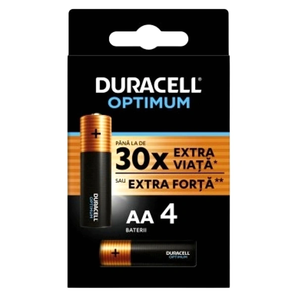 DURACELL BATERII OPTIMUM ALK AA 4BUCSET 16SETBAX