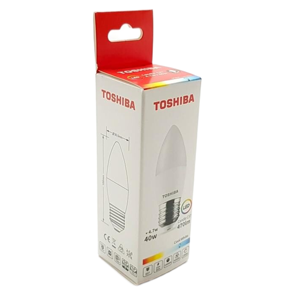BEC LED 4 7W E27,470 LITRIM LUMINA RECE TOSHIBA