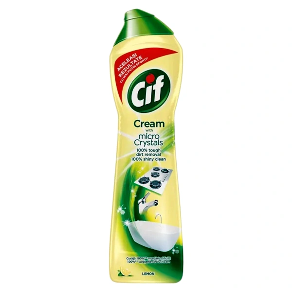CREMA DE CURATAT SUPRAFETE LEMON CIF 500 ML