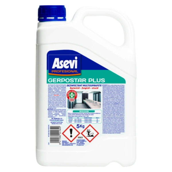 DEZINFECTANT LICHID PROFESIONAL MULTISUPRAFETE 4BAX ASEVI 5 LITRI