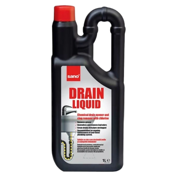 SOLUTIE DESFUNDAT TEVI DRAIN LIQUID 12BAX SANO 1 LITRU