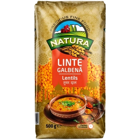 LINTE GALBENA NATURA 500 GR