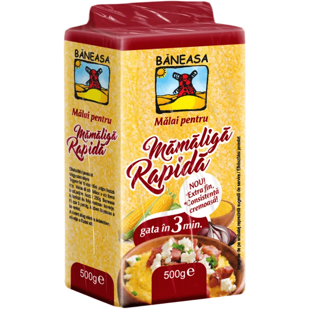 MAMALIGA RAPIDA 3 MINUTE BANEASA 500 GR