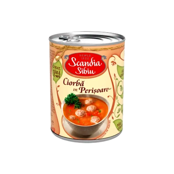 CIORBA DE PERISOARE SCANDIA SIBIU 400 GR