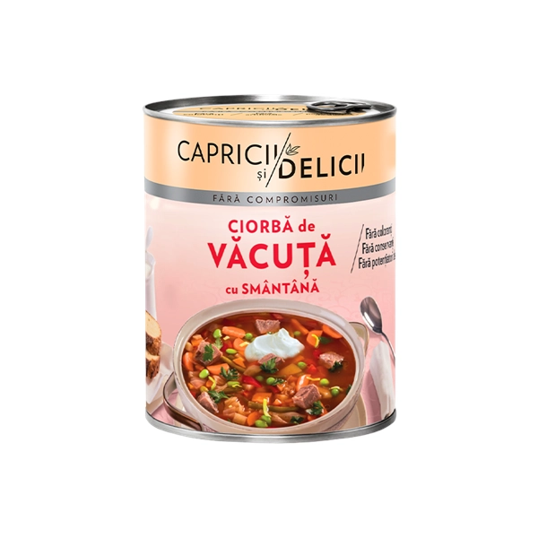 CIORBA VACUTA MANDY CAPRICII SI DELICII 400 GR