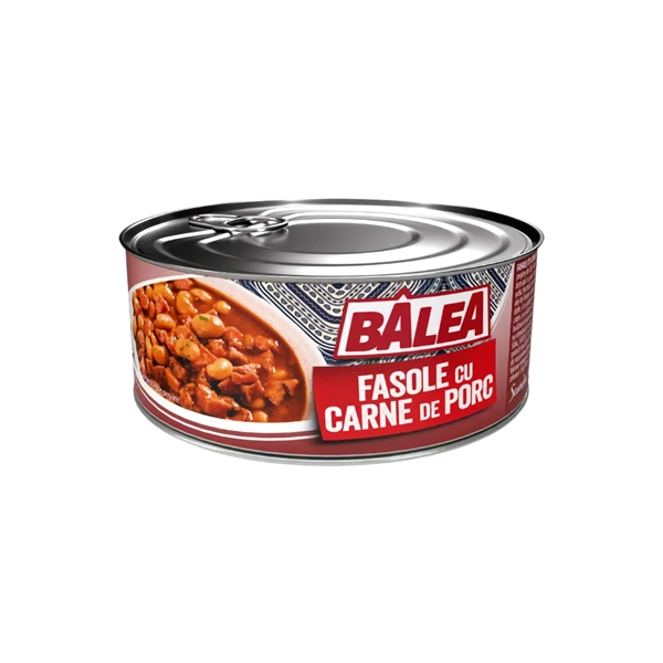 MANCARE FASOLE CARNE PORC BALEA 300 GR
