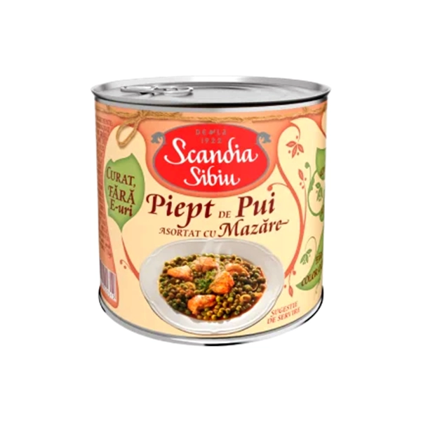 PIEPT DE PUI ASORTAT CU MAZARE SCANDIA SIBIU 400 GR