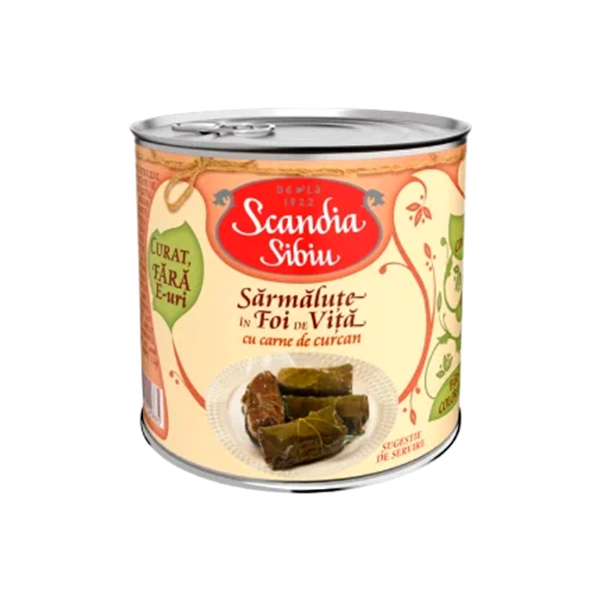 SARMALUTE FOI VITA CU CURCAN SCANDIA SIBIU 400 GR