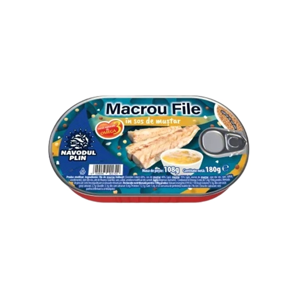 FILE DE MACROU IN SOS DE MUSTAR NAVODUL PLIN 180 GR