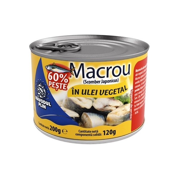 MACROU ULEI VEGETAL NAVODUL 200 GR