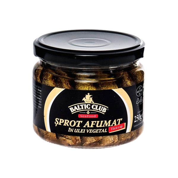 SPROT AFUMAT IN ULEI VEGETAL DARINNE 250 GR